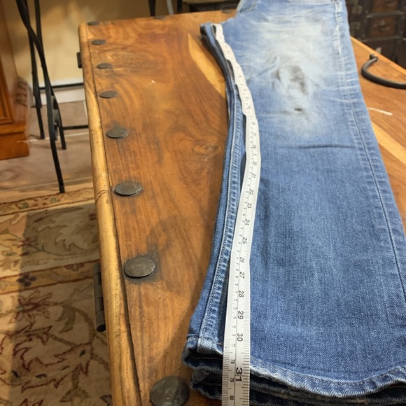 Vintage All Saints Cigarette True Blue Faded Slim Denim 30W/32L - Picture 9 of 15